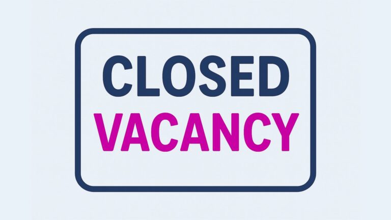 Closed vacancy